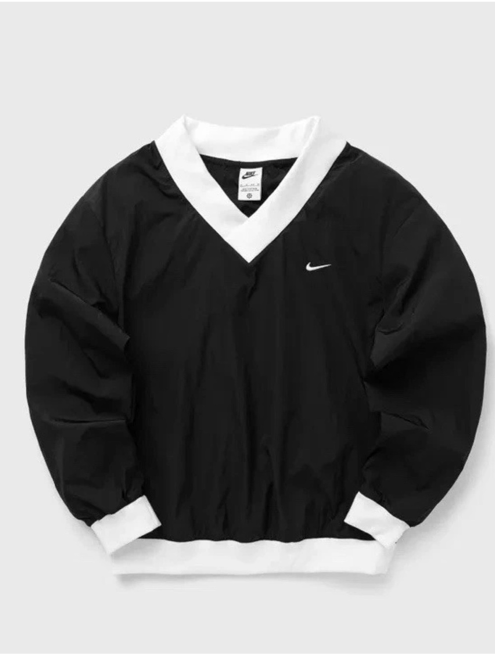 Nike Black & White V-Neck Pullover